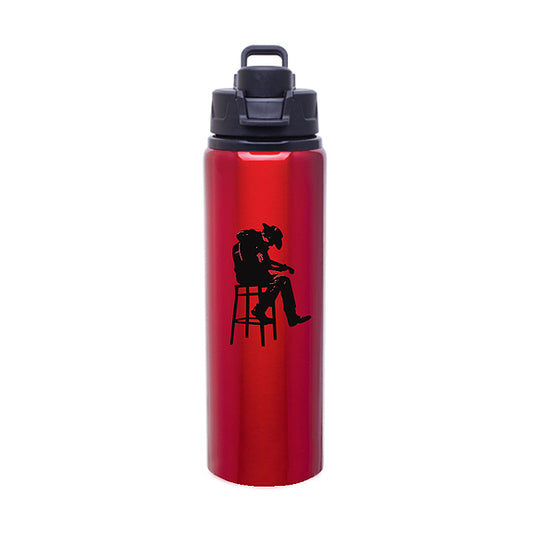 Boy on a Barstool Water Bottle